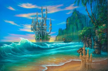 Fantasy Beach Oil Paintings